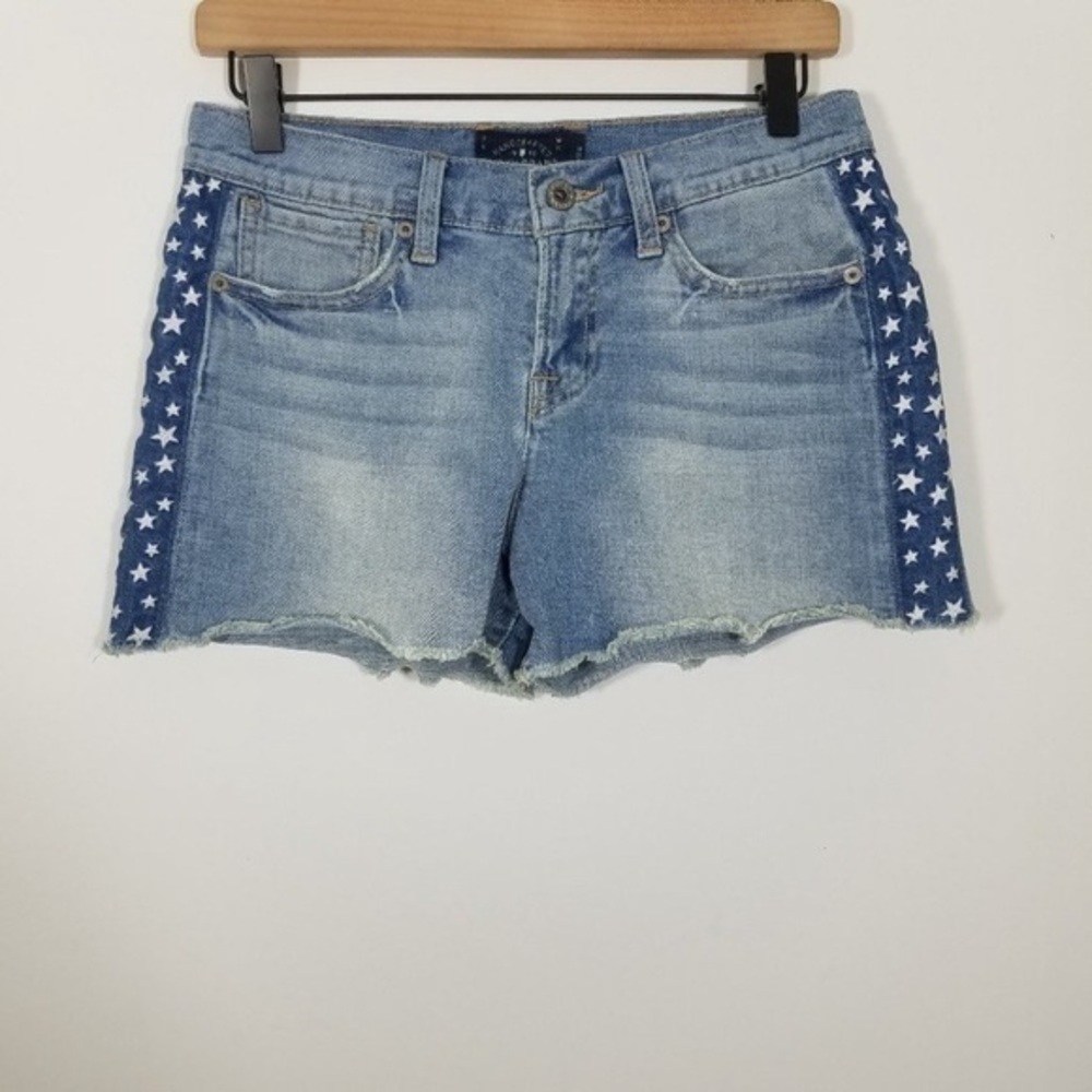 Lucky Brand Stars Malibu Jean Shorts size 00/24